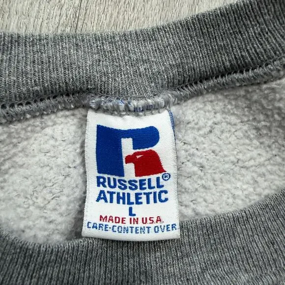 Vintage Russell Athletic Beddow Hall Terrace Sweatshirt Large Calvin & Hobbes